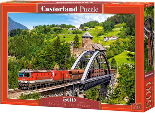 Castorland Legpuzzel Train on the Bridge, 500st.-2