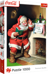 Kerstpuzzel Coca Cola Open Haard - 1000st.