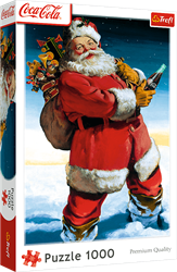 Trefl Puzzle Coca-Cola Weihnachtsmann Schnee 1000 Teile FSC Karton