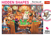 Trefl Puzzle 1000 Teile Hidden Shapes - Spieleabend Rätsel-2