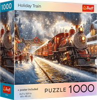 Trefl Puzzle 1000 Teile Weihnachten Holiday Train Erwachsene
