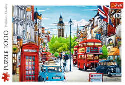 Trefl Puzzle London - 1000 Teile Stadt Big Ben Jigsaw