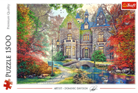 Trefl Puzzle Herbstliches Herrenhaus - 1500 Teile Puzzle Erwachsene-2