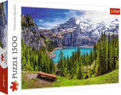 Trefl Puzzle Oeschinensee Alpen Schweiz 1500 Teile Landschaft