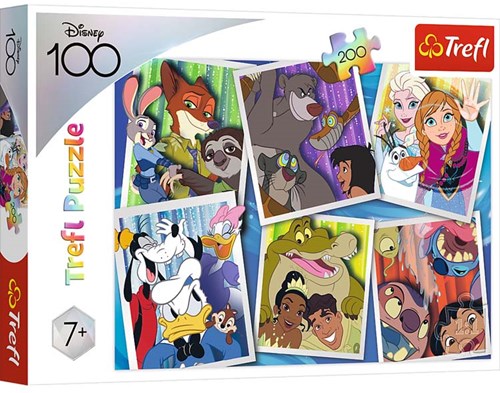 Trefl Trefl 200 - Disney heroes / Disney 100