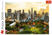 Trefl Puzzle Bangkok Sonnenuntergang - 1000 Teile Stadtpuzzle-2