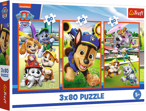 Trefl Puzzle PAW Patrol 3x80 Teile FSC Mix 70% - Kinderpuzzle