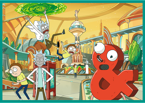 Trefl 4 Puzzles - Die verdrehte Welt von Rick and Morty - 250 pieces-2