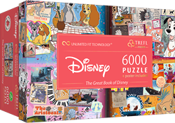 Trefl Puzzle Disney Märchenbuch - 6000 Teile FSC Karton