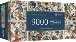 Trefl Puzzle alte Himmelskarten - nostalgische Landkarten Puzzle