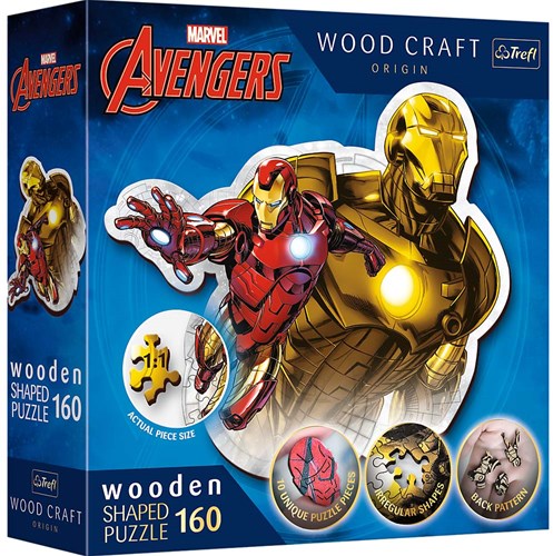 Trefl Holzpuzzle Brave Iron Man Marvel Avengers FSC 160 Teile