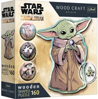 Trefl Trefl 160 Wooden Shaped Puzzles - Grogu / Lucasfilm Star Wars The Mandalorian FSC Mix 70%
