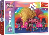 Trefl Puzzle - 60 Teile - Freundliche Trolls Universal Trolls 3