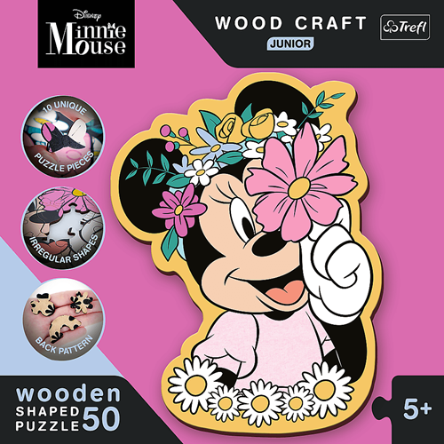 Trefl Holzpuzzle Junior Minnie Mouse Disney FSC nachhaltiges Spielzeug-2