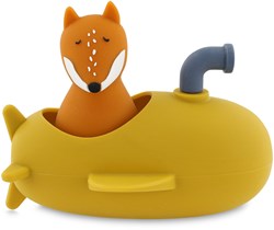 Trixie Badespielzeug U-Boot - Silikon Mr. Fox orange ab 12 Monaten