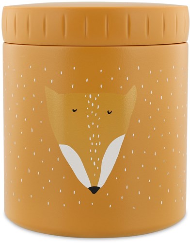 Trixie boîte à déjeuner isotherme pour enfants - 500 ml - Mr. Fox - inox orange