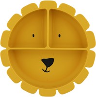Trixie Siliconen Bord met Vakjes en Zuignap  - Mr. Lion