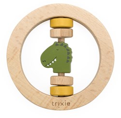 Trixie hochet en bois jouet bébé - Mr. Dino - Bois FSC