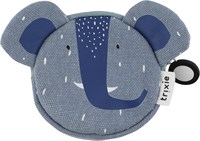 Trixie Portemonnaie - runde Kinder-Geldbörse Mrs. Elephant blau