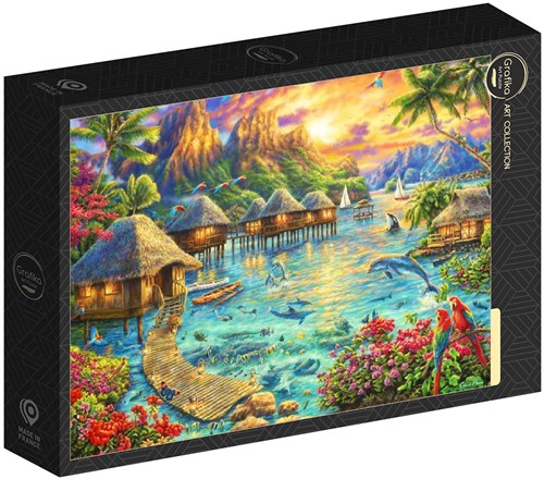 Grafika Puzzle Tropical Oasis 1000 Teile Karton Erwachsene-2