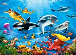 Castorland Puzzle Tiere Tropical Underwater World - 200 Teile