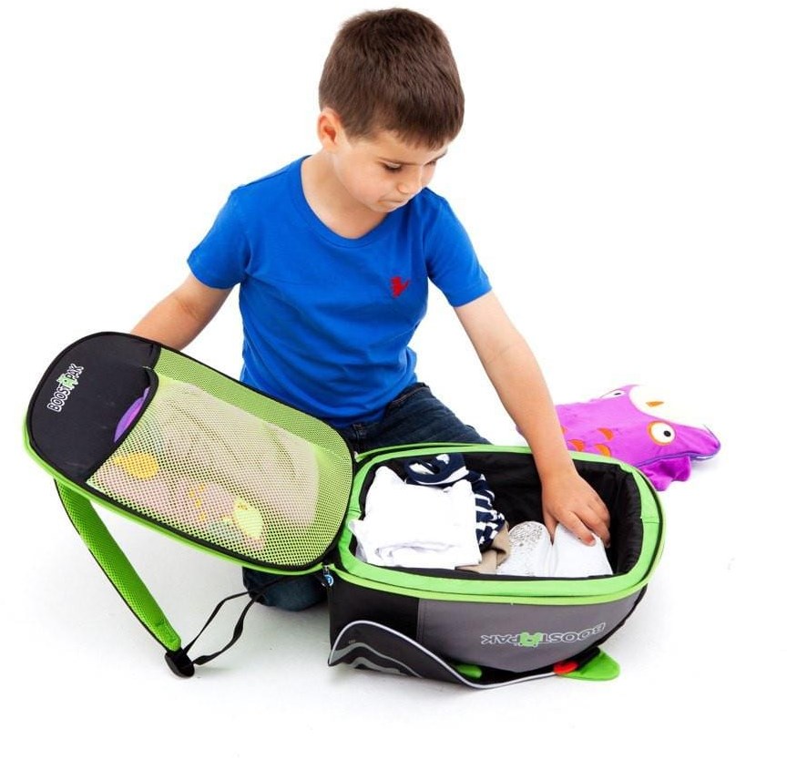 Achetez Trunki BoostApak 2 en 1 siège auto et sac à dos vert - 8 litres?