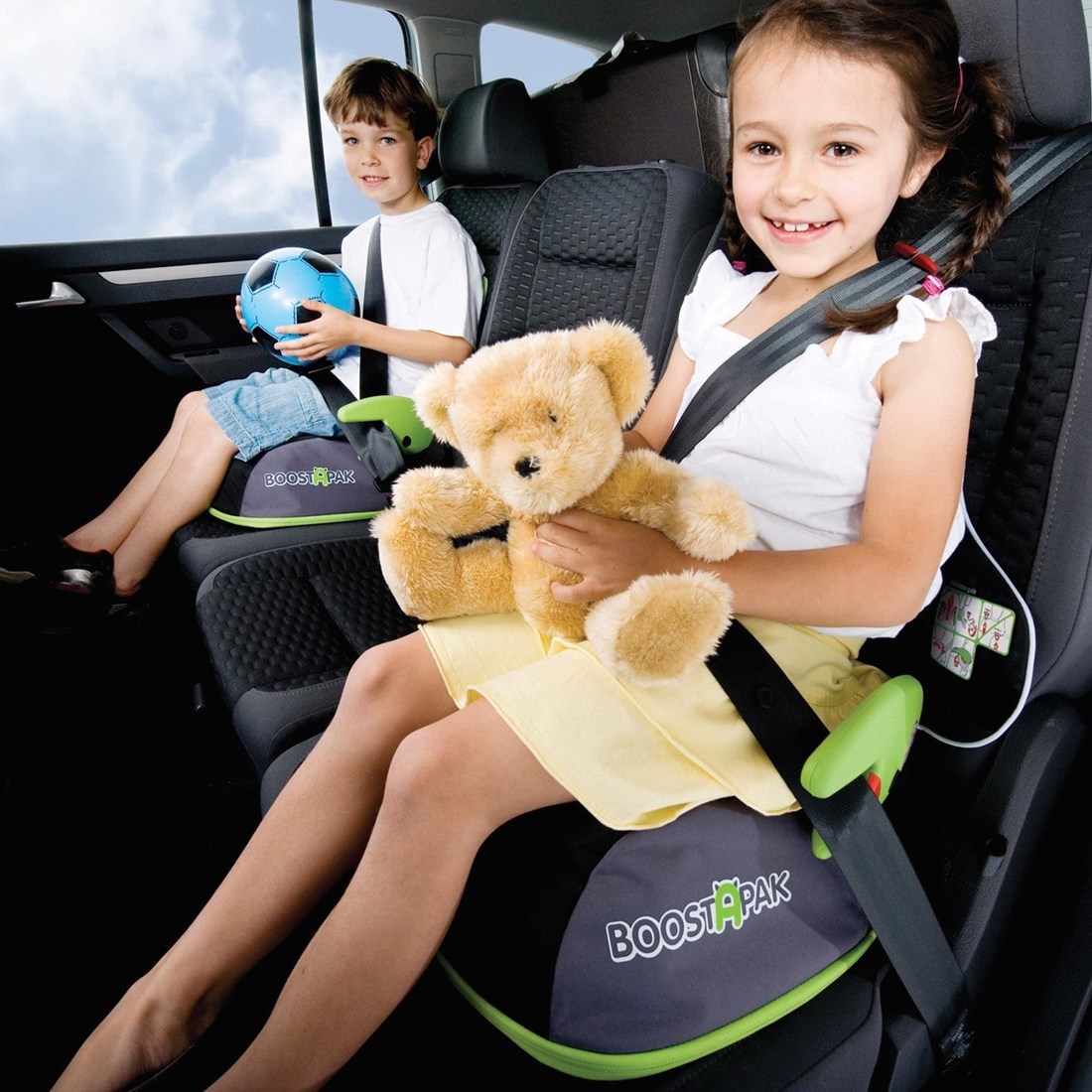 Achetez Trunki BoostApak 2 en 1 siège auto et sac à dos vert - 8 litres?