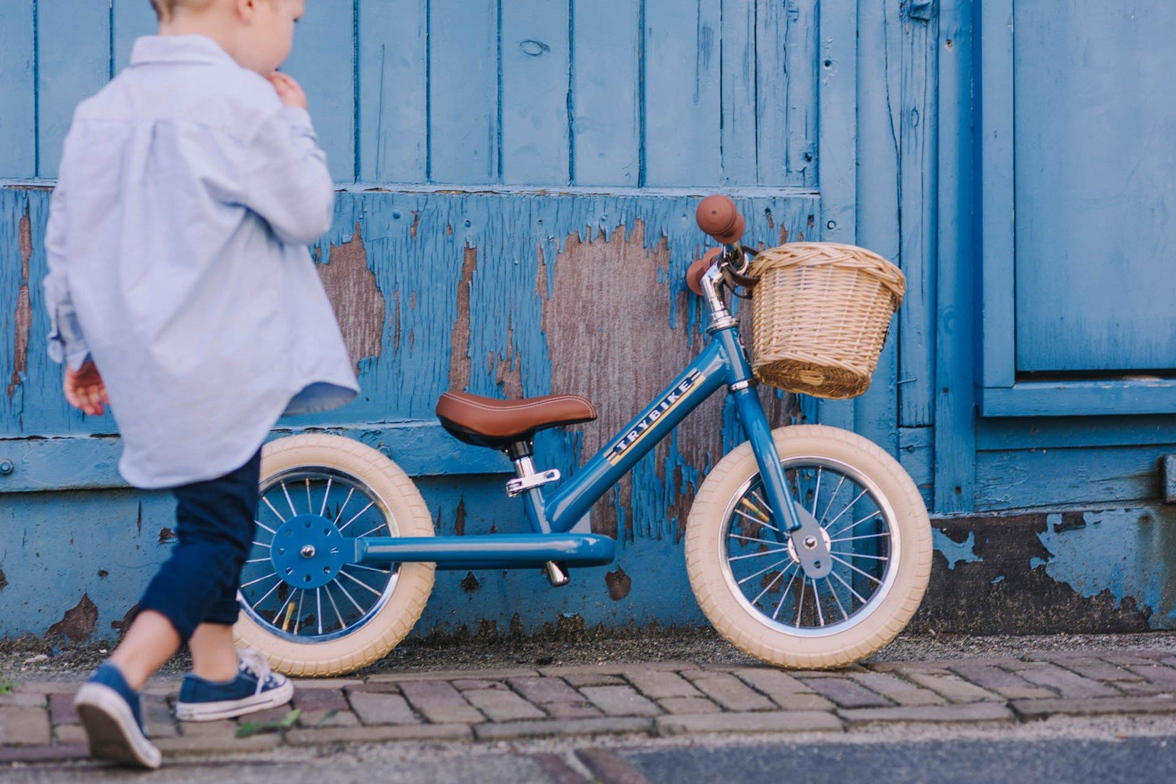 Trybike shop vintage blue