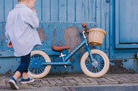 Trybike loopfiets Steel vintage blauw - tweewieler