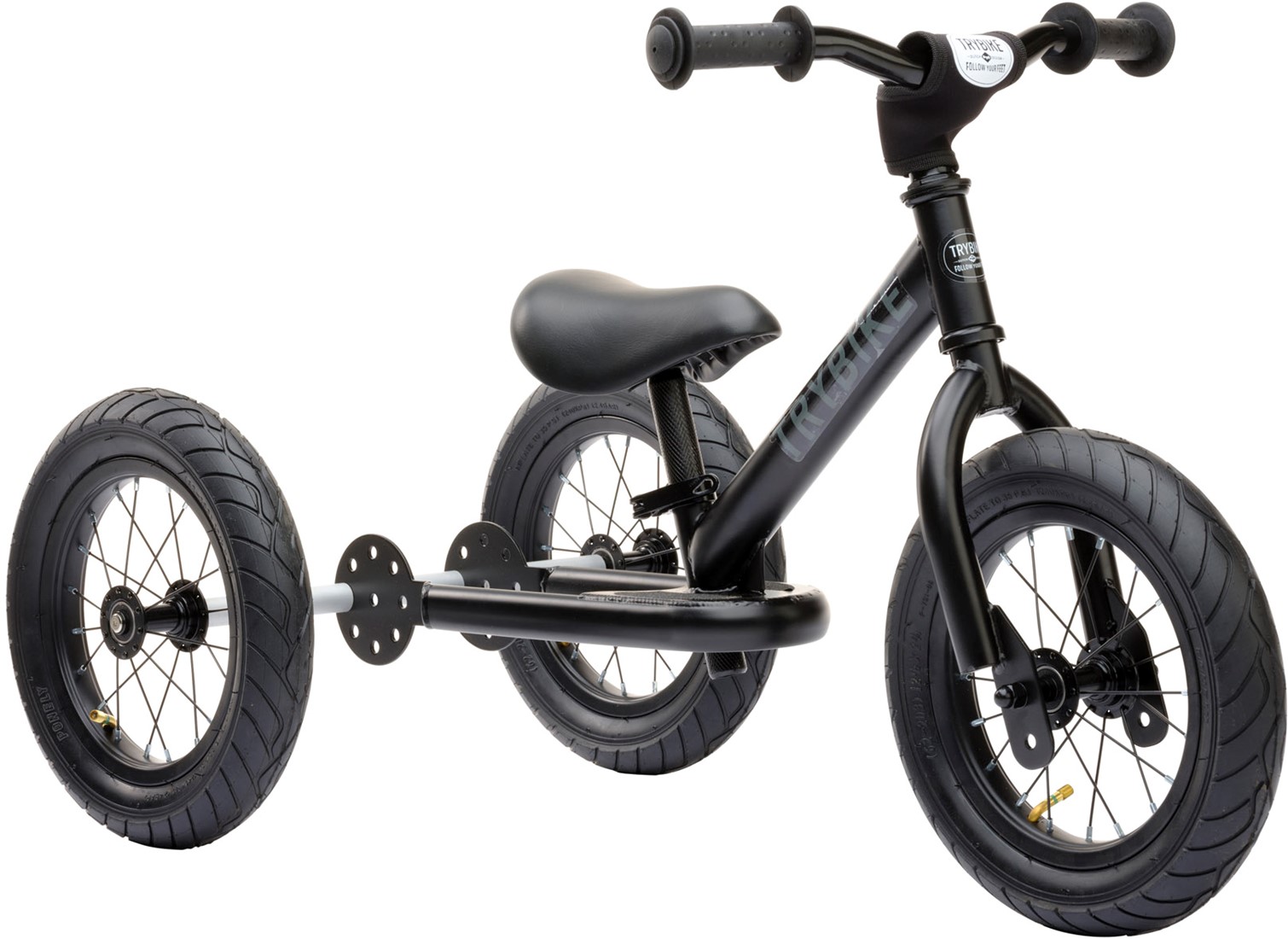 Trybike draisienne 2 1 Noir Trybike steel 2 in 1 all black edition