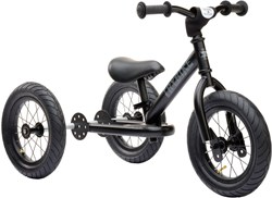 Trybike Laufrad 2-in-1 Stahl - Schwarz - Kinderfahrrad - 12 Zoll Trybike steel 2-in-1, all black edition