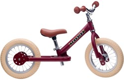 Trybike Laufrad Steel Vintage Rot - Kinder Balance Bike Fahrrad