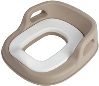 Tryco Toilettentrainer mit Griffen Sand - ergonomischer Kinder WC-Sitz