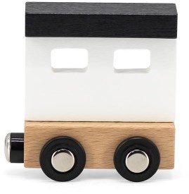 Tryco Holz-Buchstabenzug Endwagen - Buntes Spielzeug für Kinder