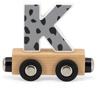 Tryco Holz Buchstaben-Zugspielzeug - bunte Buchstabe K für Namenszug