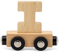 Tryco Holzbuchstaben-Zugwagen I - Magnetisches Spielzeug für Kinder