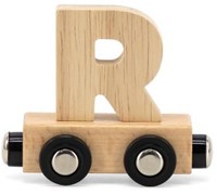 Tryco Holzbuchstaben-Zug Buchstabe R - Magnetisches Spielzeug für Kinder