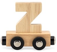Tryco Holzbuchstaben-Zugwagen Z - Magnetisches Spielzeug für Kinder