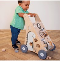 Tryco Holz Lauflernwagen Baby mit Bausteinen - Lernspielzeug ab 12 Monaten-2