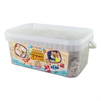 Tuban kinetischer Sand - natürliches Spielsand 2,5 kg im wiederverschließbaren Behälter-2