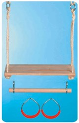 NHF Turngarnituur (plankschommel/2m sisal)
