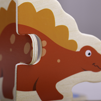 Bigjigs Zweiteilige Puzzles Dinosaurier-2