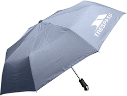 Trespass Regenschirm kompakt und langlebig - schwarz - automatische Öffnung