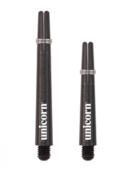 Unicorn Dart Shafts Gripper 3 Small Thread Schwarz Kurz 3 Stück