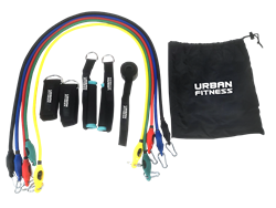Urban Fitness 11pc Resistance Tube Set -  -