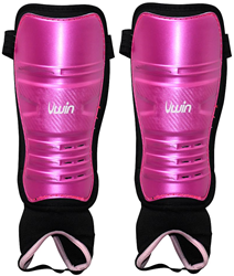 Uwin Hockey Schienbeinschoner - Schutz für Hockey - pink/purple/black XS