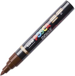 Posca brushmarker 5M braun - Kreativer Marker für Künstler