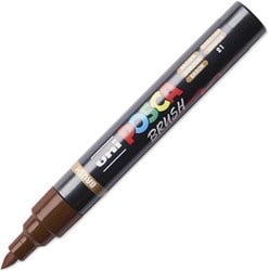 Uni Posca Uni Posca Brushmarker 5M Bruin