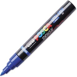 Posca Brushmarker dunkelblau - Kreativer Marker für Künstler