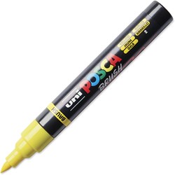Posca brushmarker gelb - Kreativer Marker für Künstler und Hobby